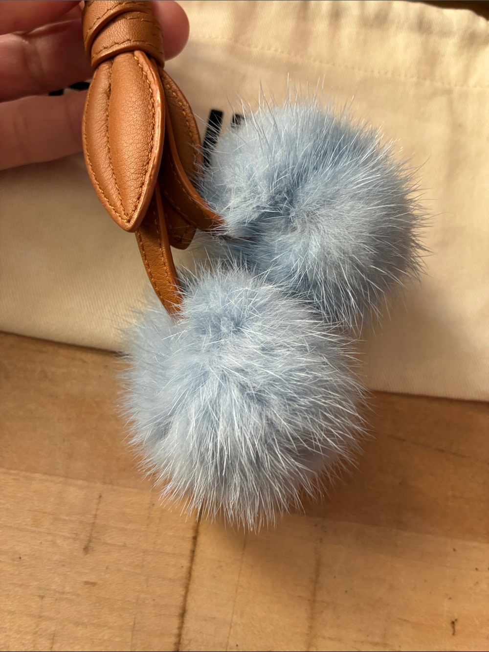 Fendi Fur Cherry Cherries Bag Charm F is For Fendi! - Picture 8 of 8